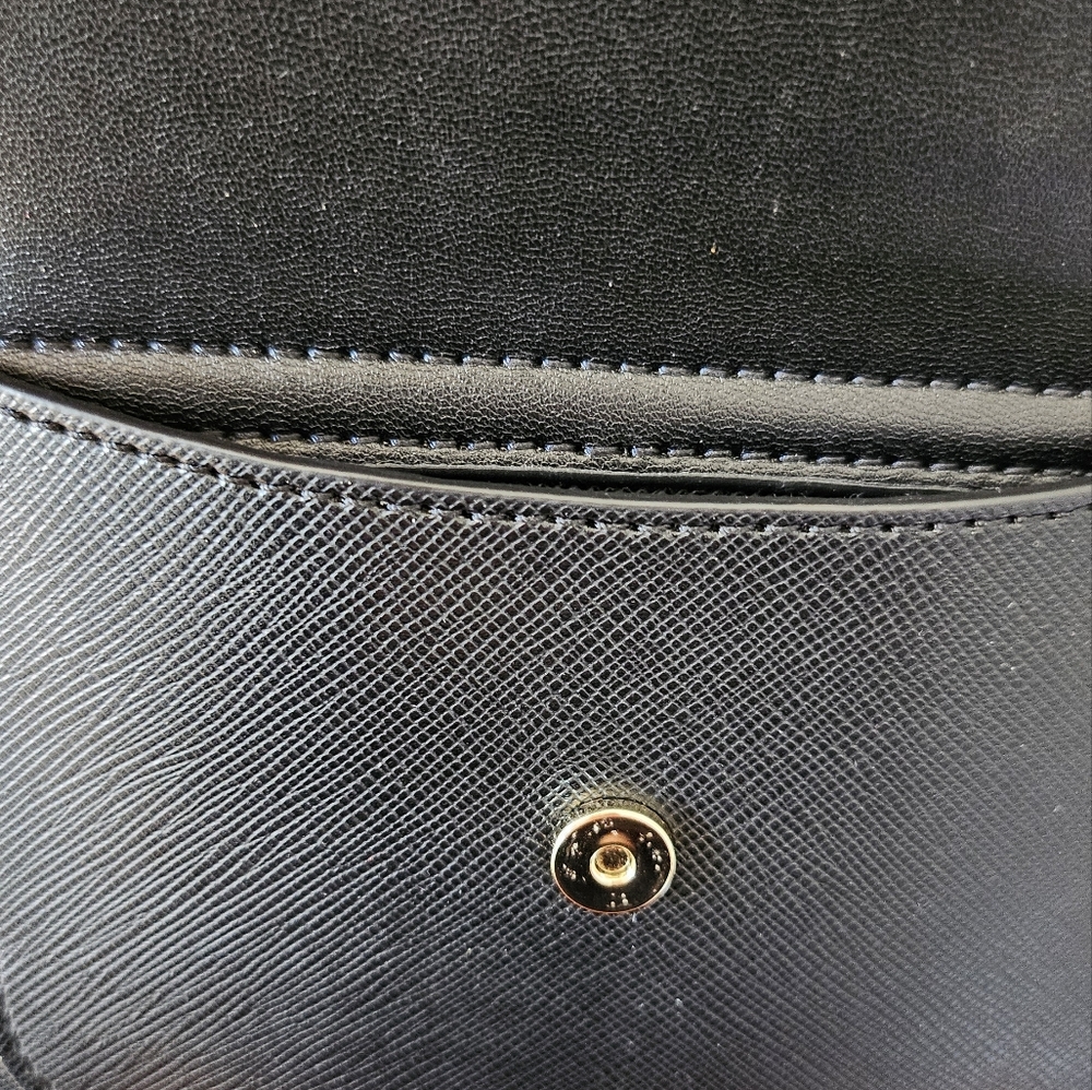 Kate Spade New York Black Saffiano Leather Schuyler Mini Backpack - Picture 7 of 10